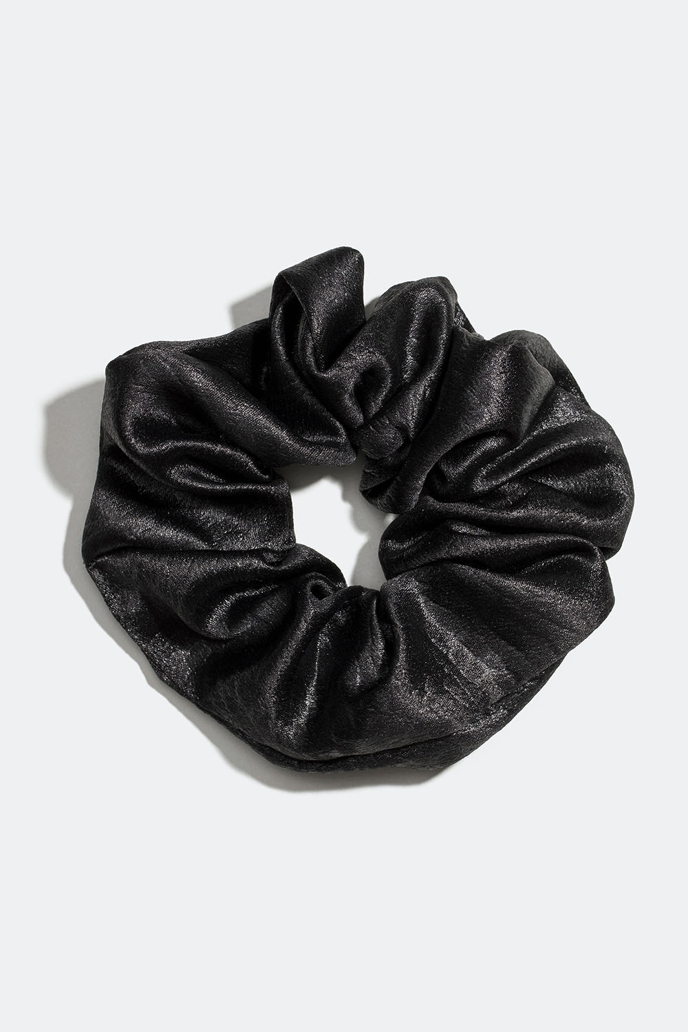 Svarte, blank scrunchie