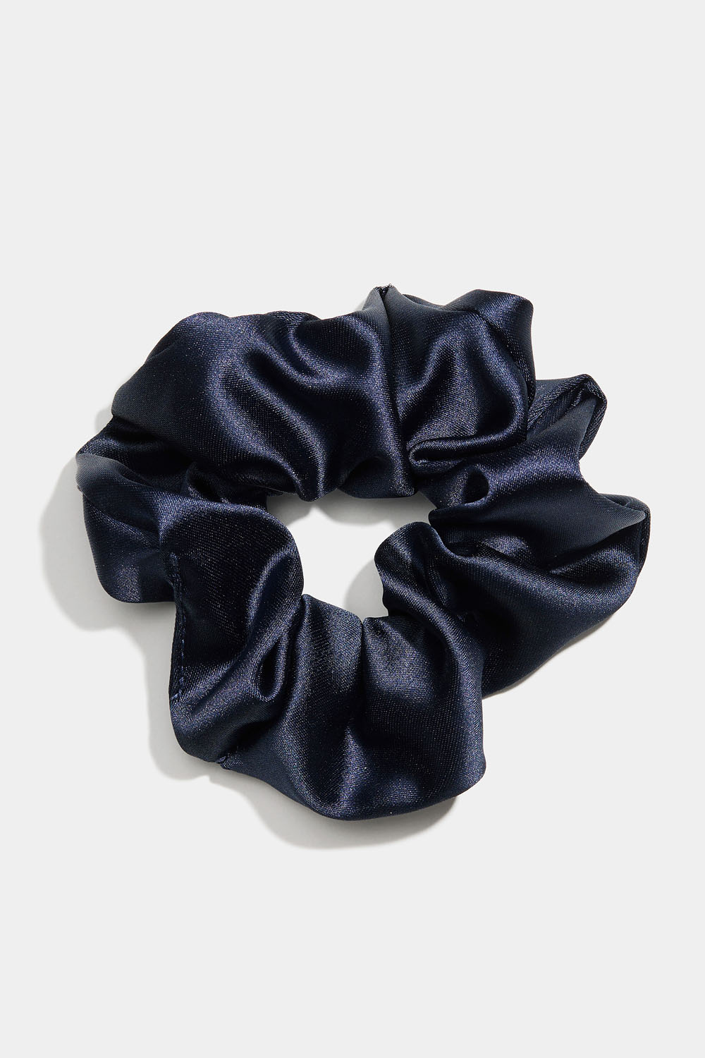 Mørkblå scrunchie