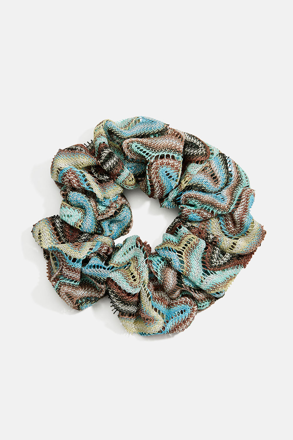 Scrunchie med sikksakkmønster