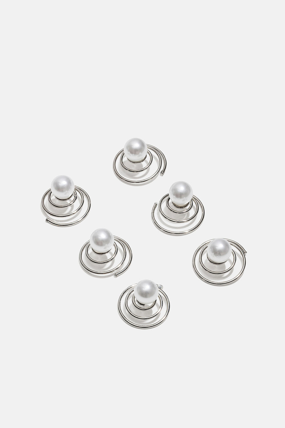 Hårskruer med perler