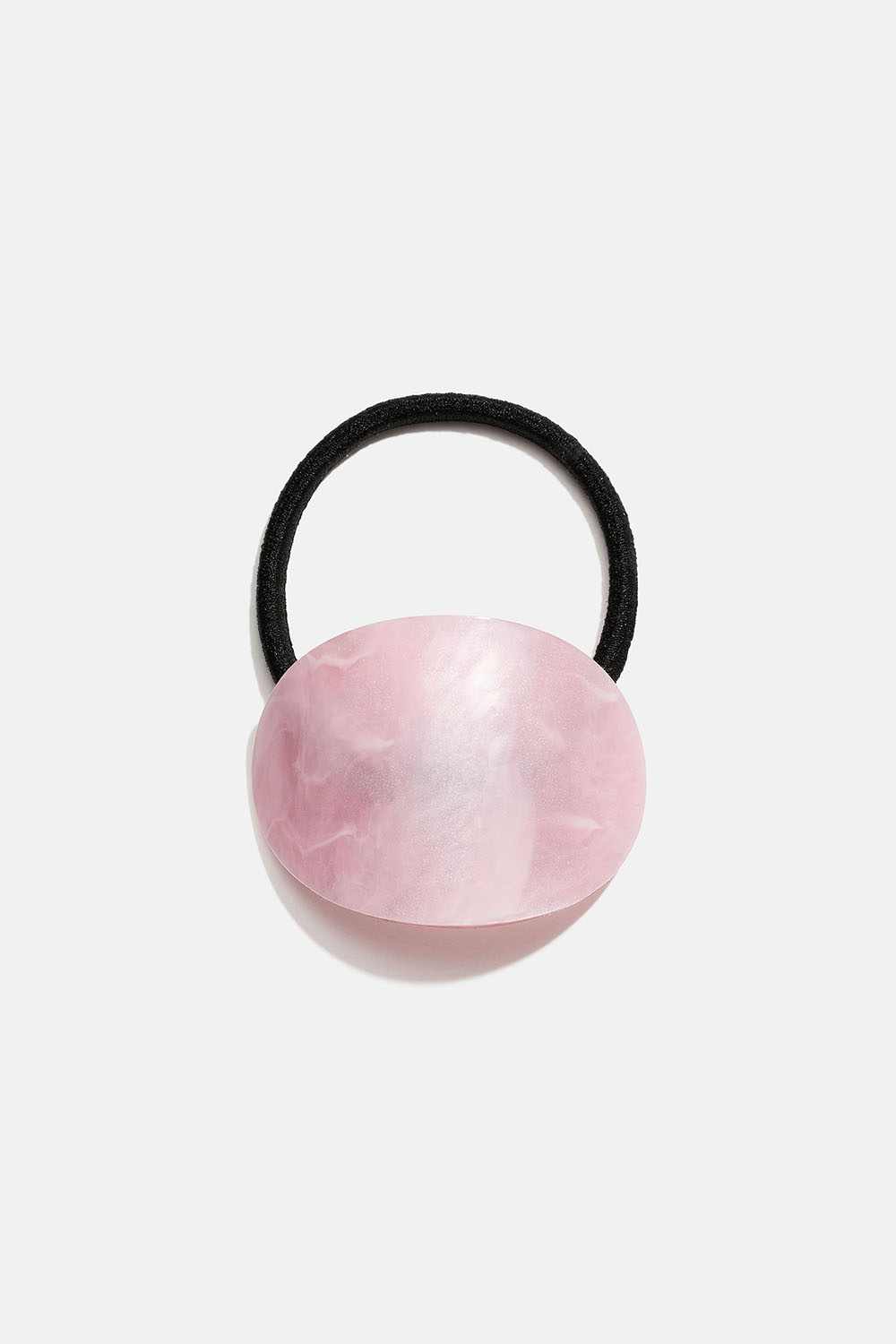 Hårbånd med rosamelert oval detalj