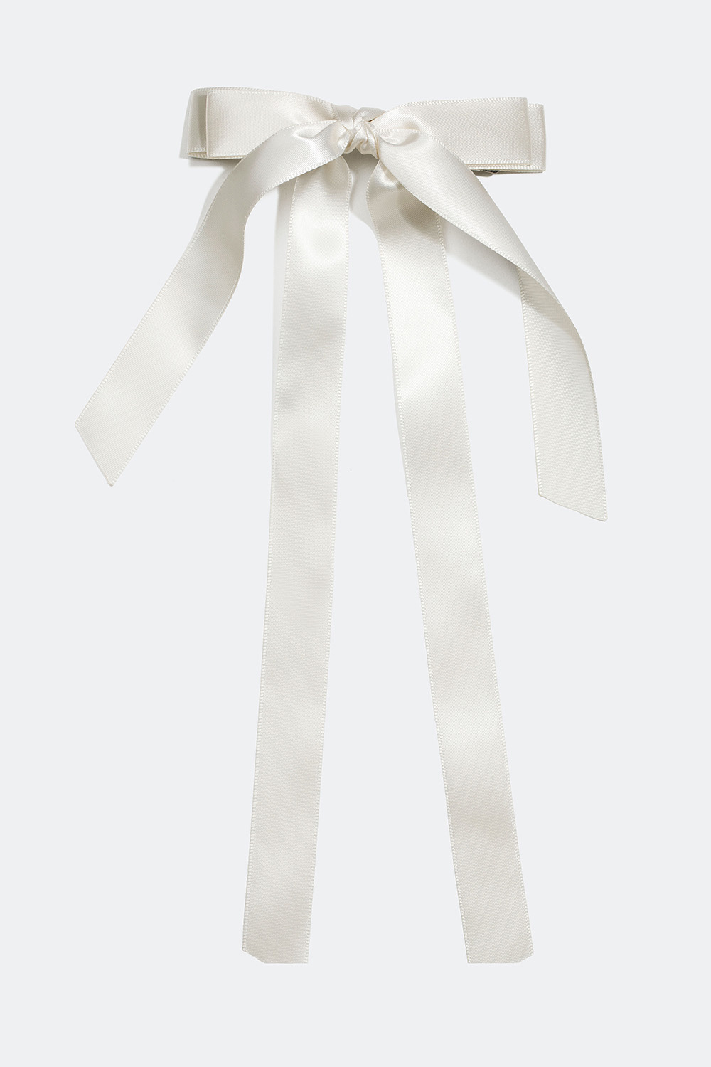 Hårspenner med hvit rosett