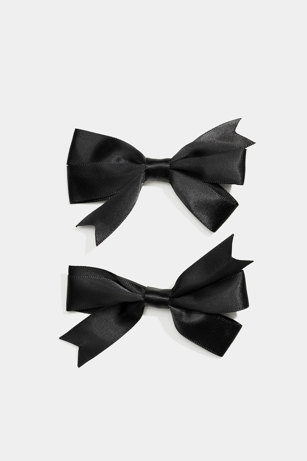 Hårspenner med svarte sløyfer, 2-pakning