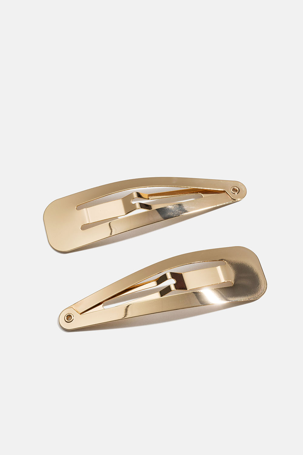 Click-clack spenner i gull, 2-pakning