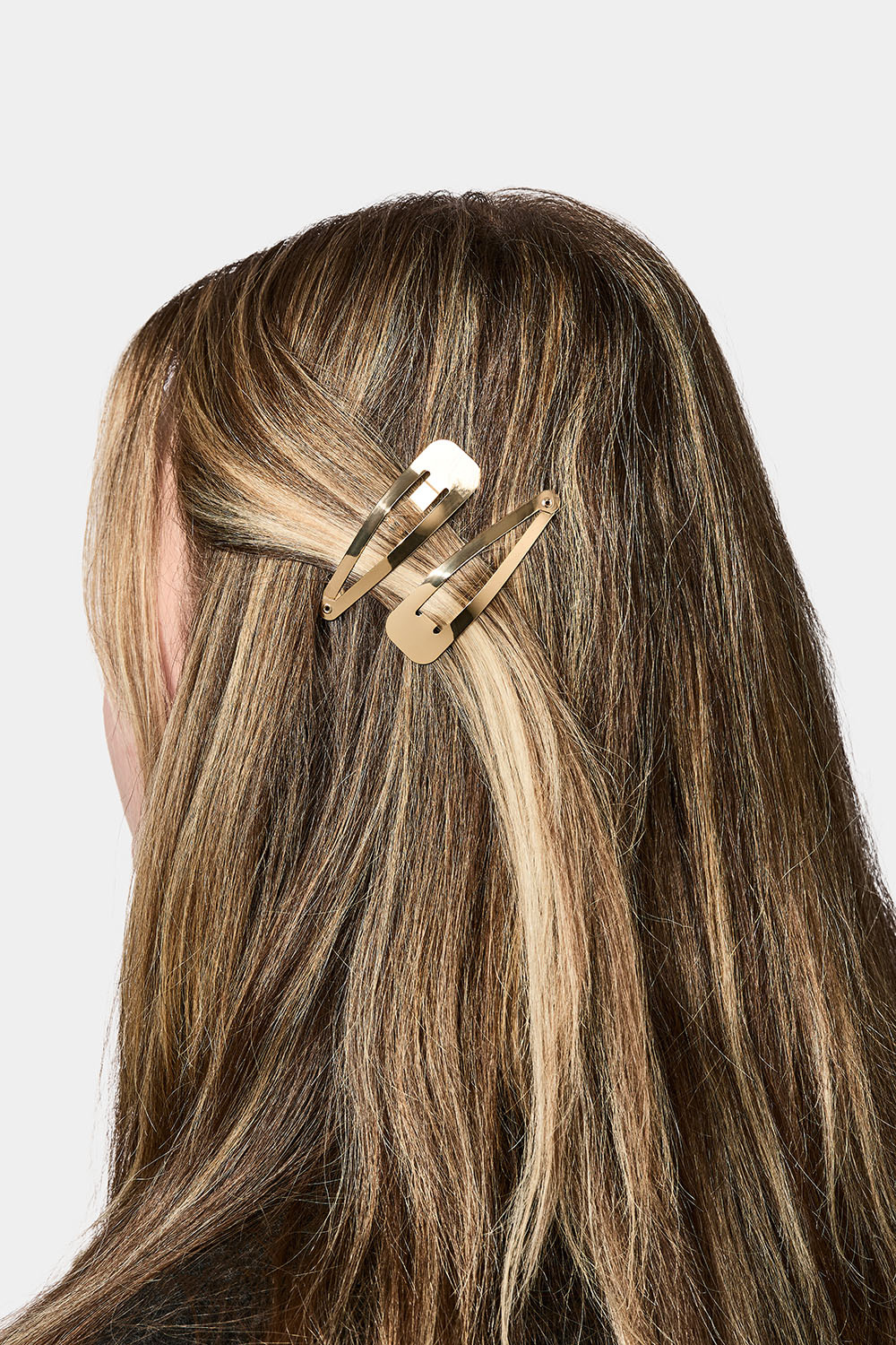 Click-clack spenner i gull, 2-pakning