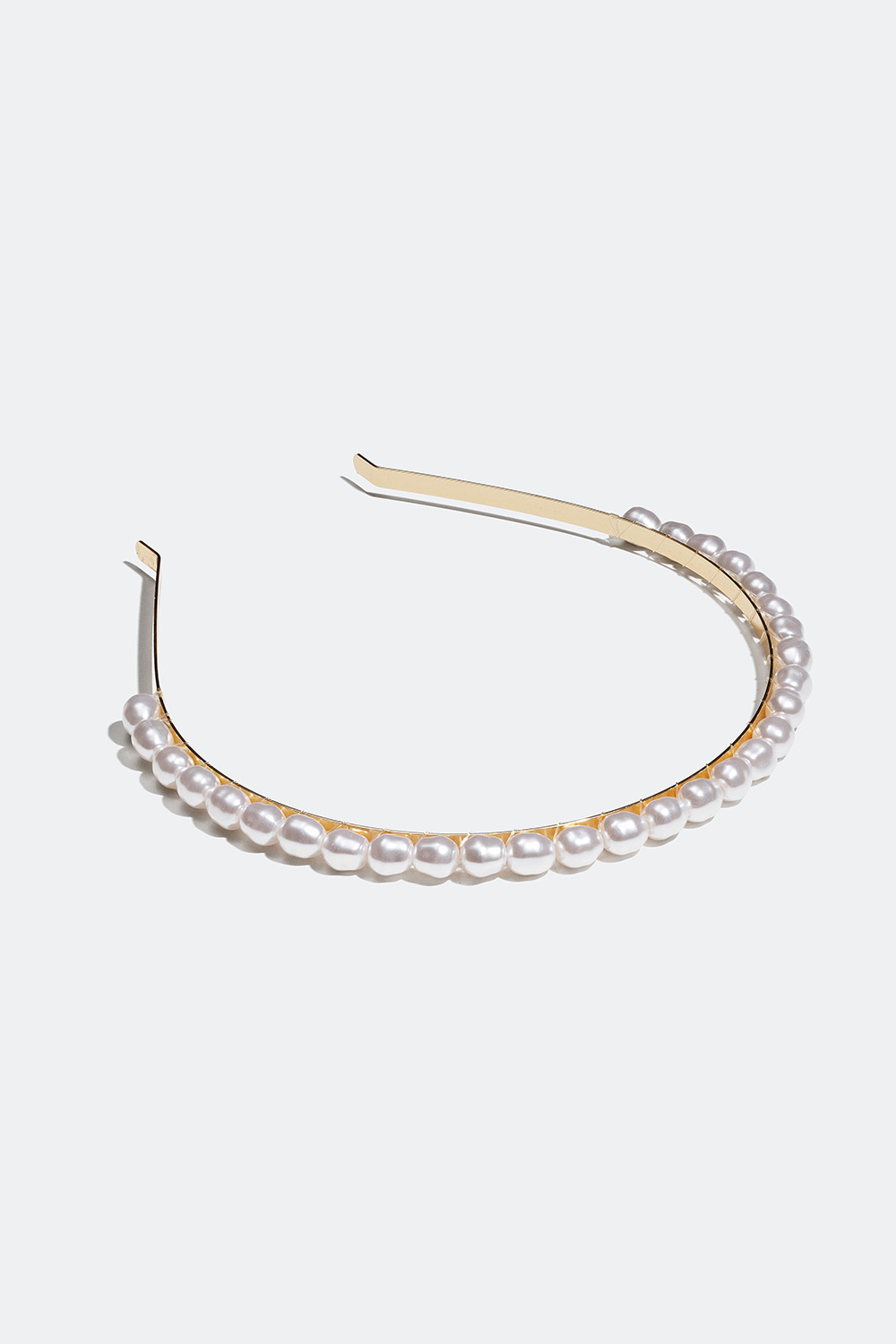 Tynt diadem med perler