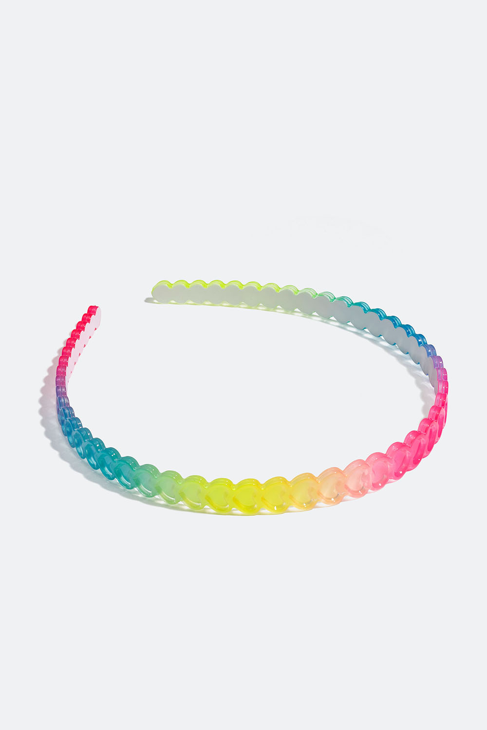 Diadem med hjerter i forskjellige farger