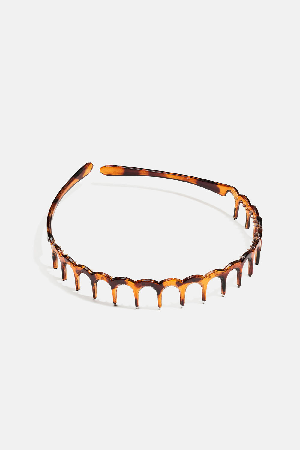 Brun hårbøyle med tagger til barn