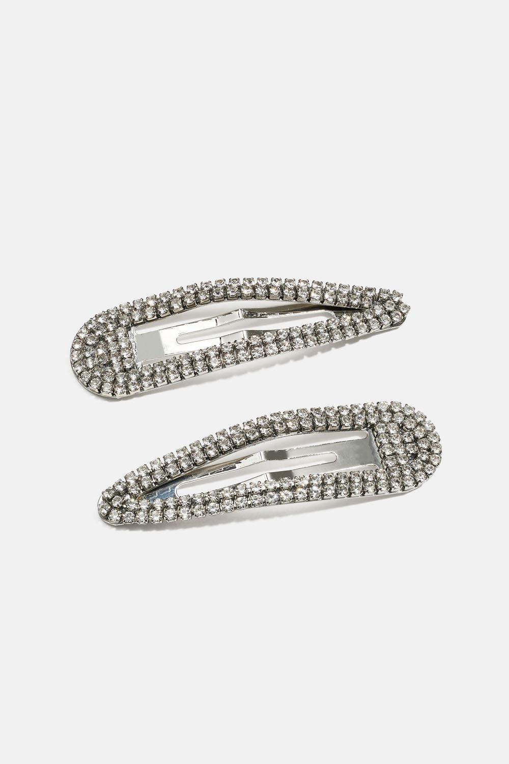 Hårspenner med strass, 2-pakning