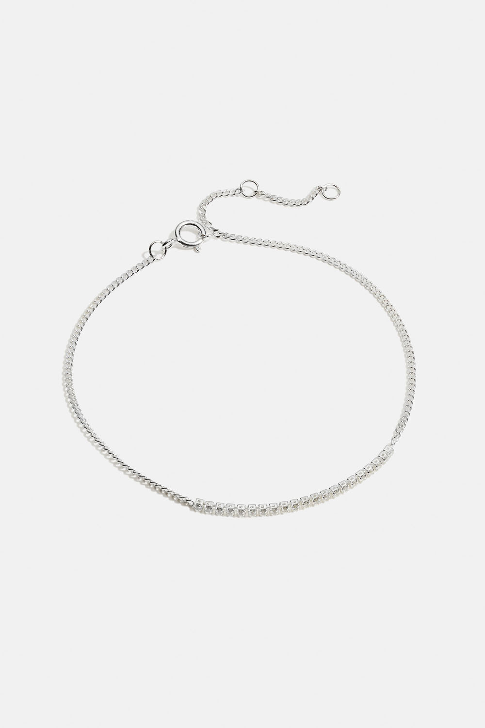 Armbånd i ekte sølv med Cubic Zirkonia