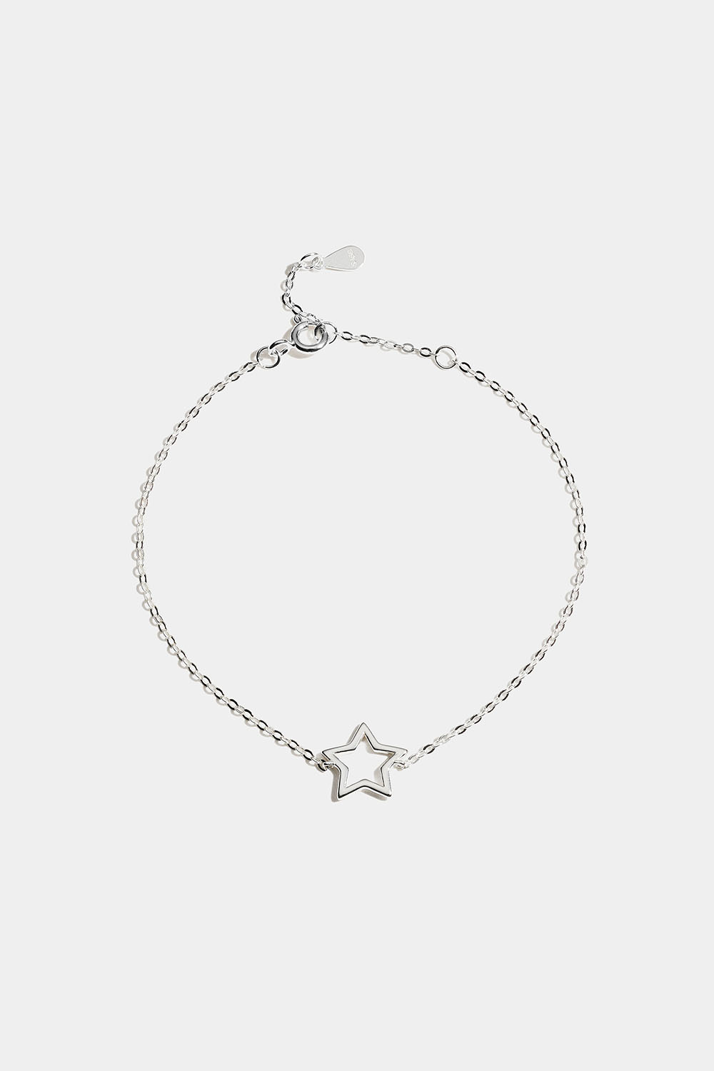 Armbånd i sterlingsølv med stjerne