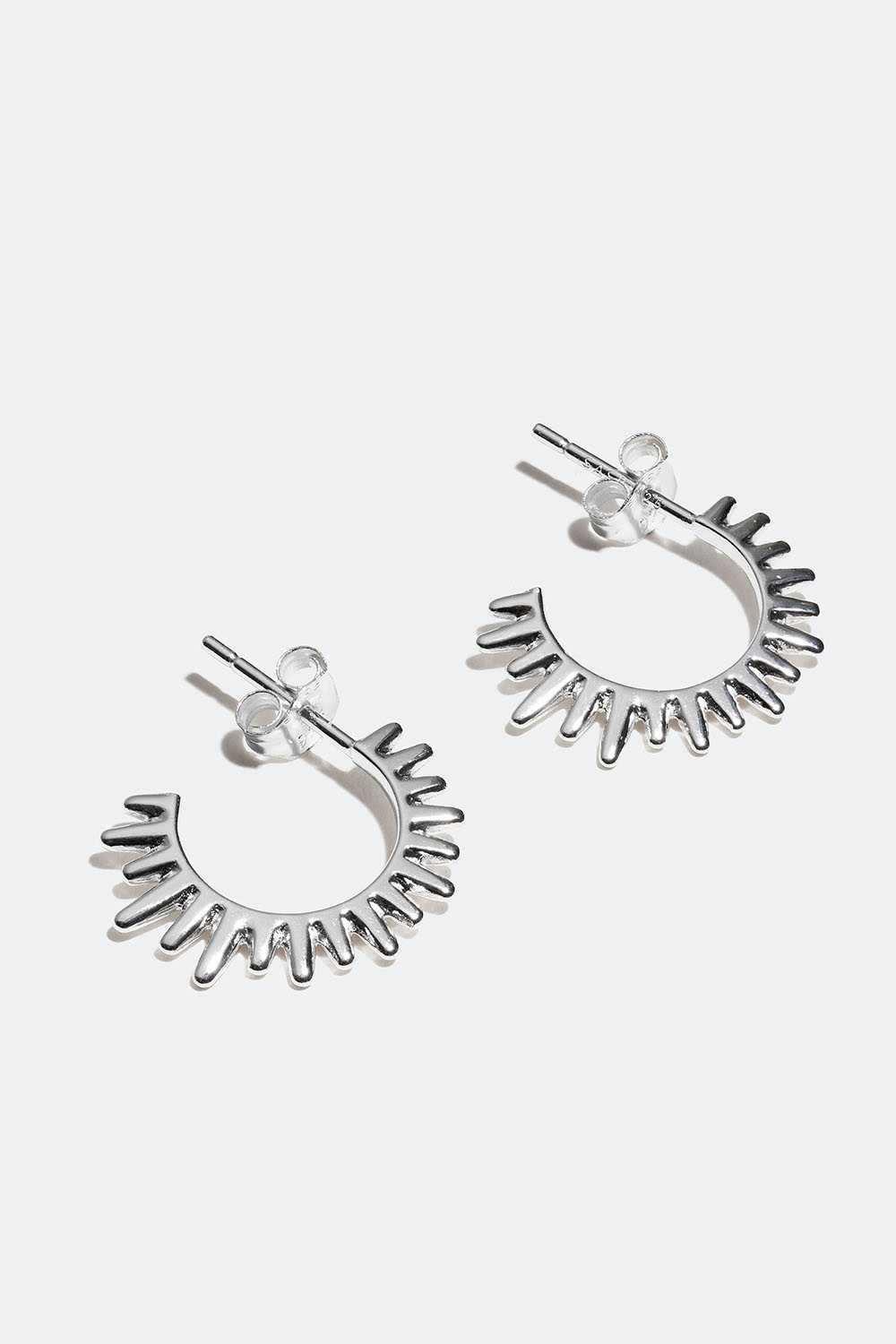 Øredobber i ekte sølv med nagler