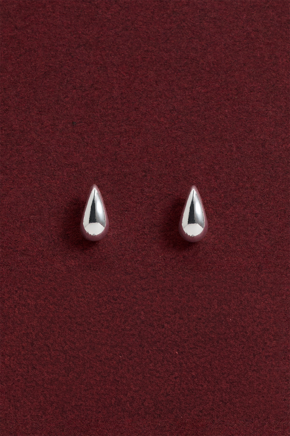Dråpeformede øredobber i ekte sølv