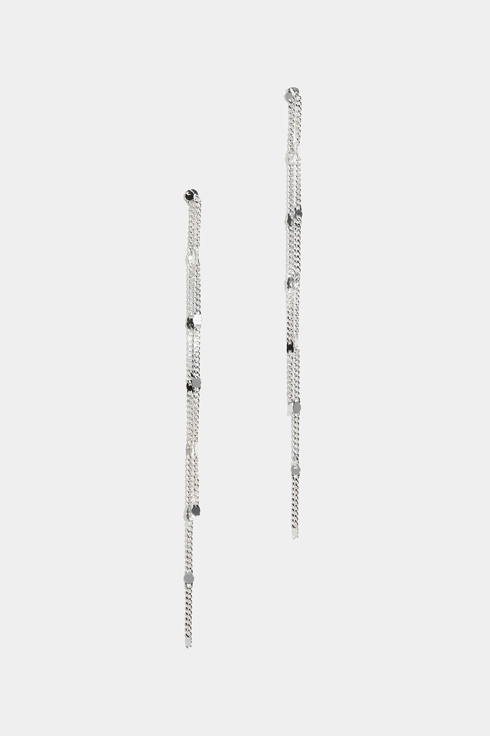 Øredobber i ekte sølv med to hengende lenker