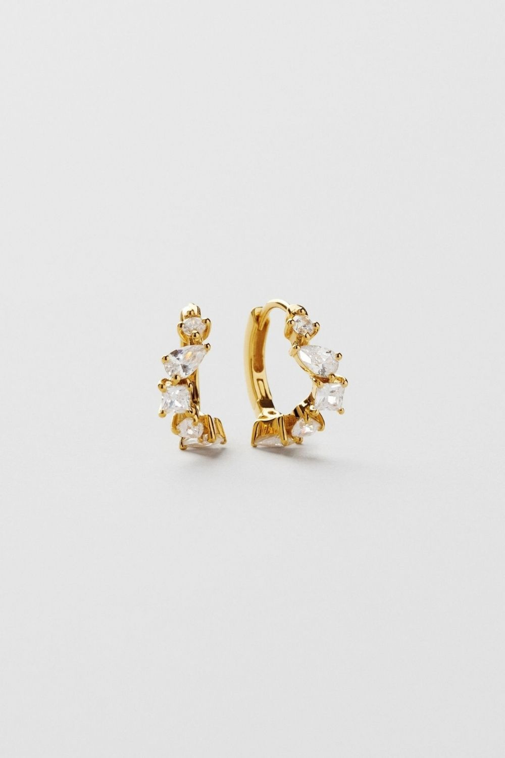 Ariel Bling Hoops 24k Gold Plated