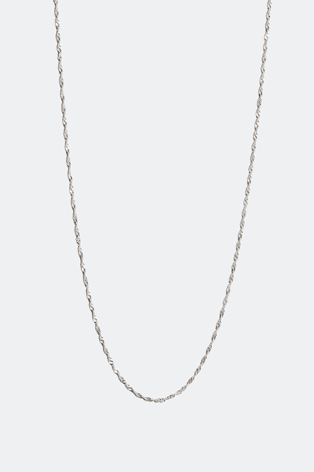 Tvinnet halskjede i ekte sølv